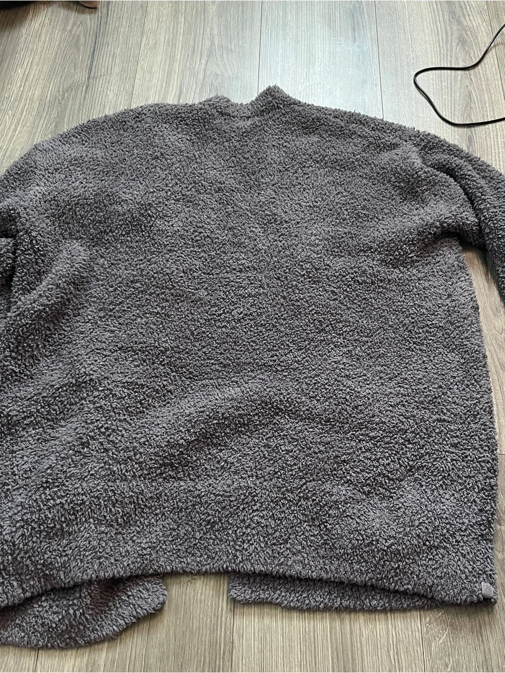 Barefoot Dreams CozyChic Womens Plush Open Cardigan Sweater Pockets Size S/M